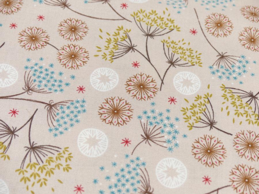 New Forest Quiltstoff floral Nahansicht